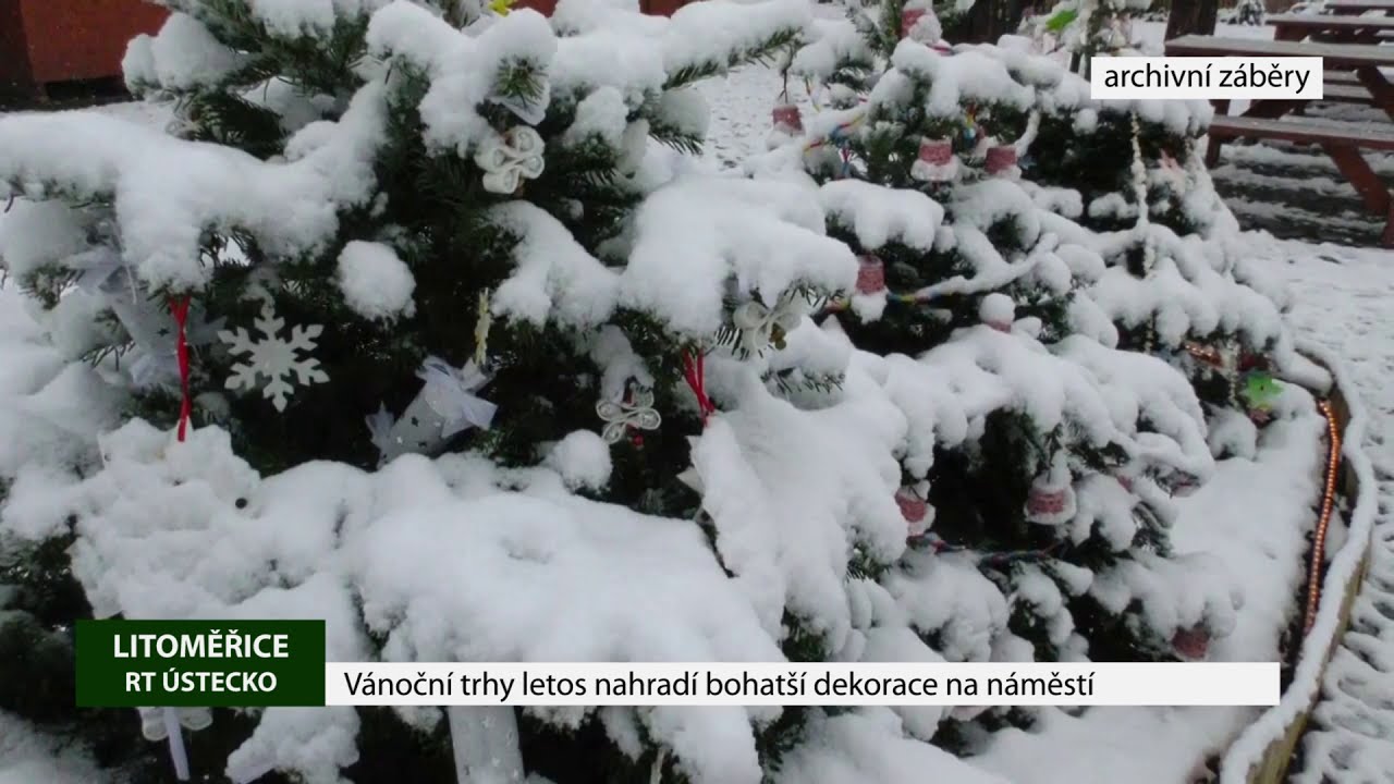 LITOMĚŘICE: Vánoční trhy letos nahradí bohatší dekorace na náměstí