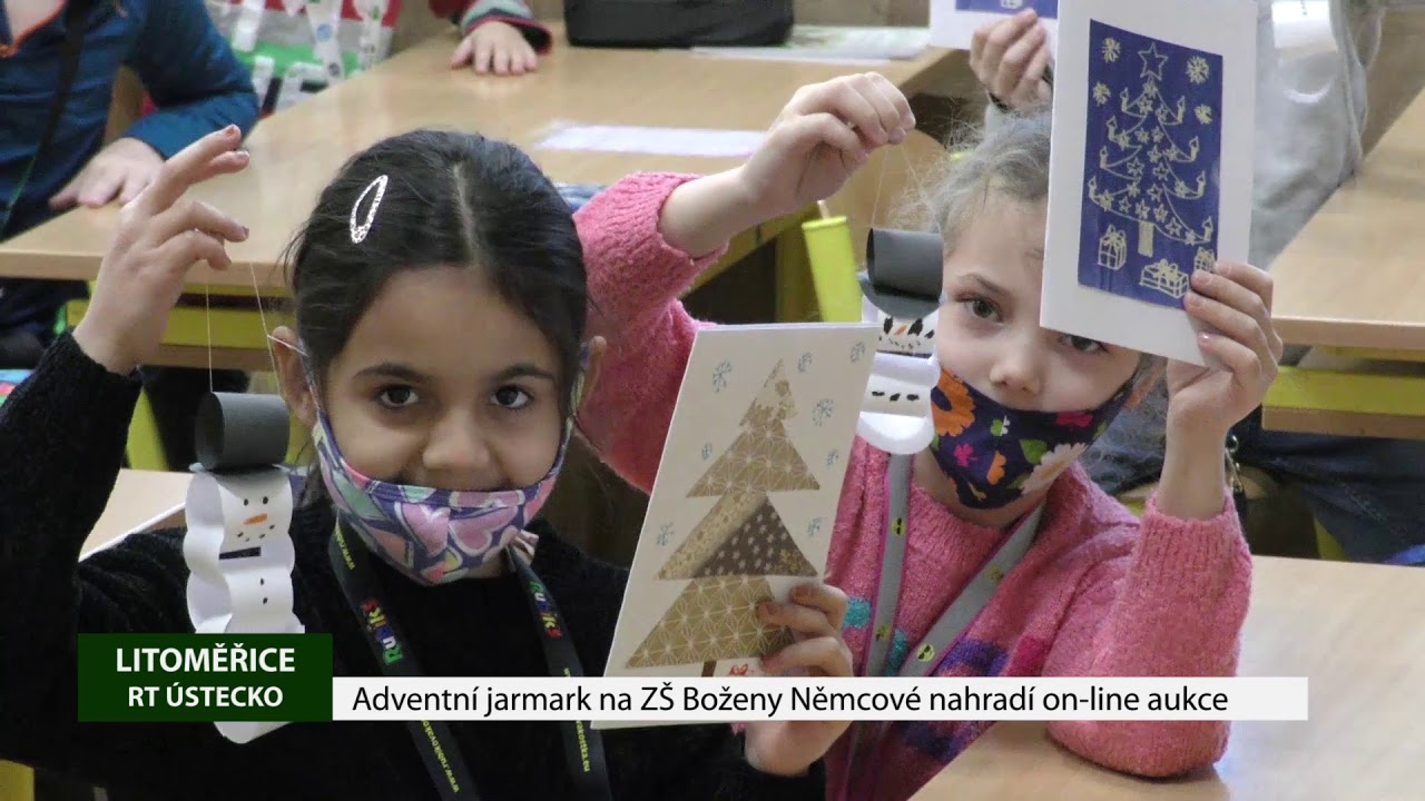 LITOMĚŘICE: Adventní jarmark na ZŠ Boženy Němcové nahradí on-line aukce