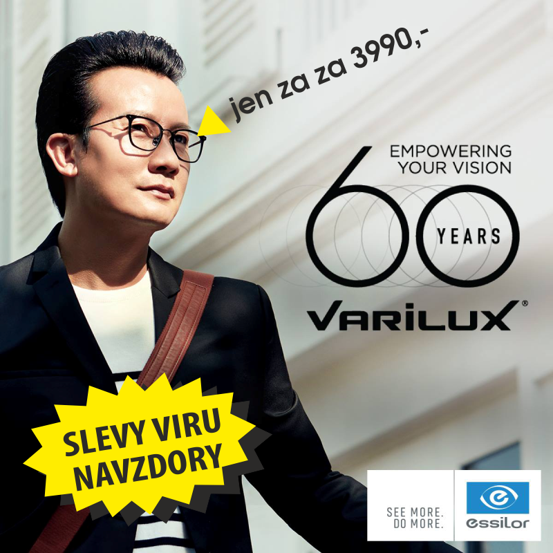 Optika Klingr: Viru navzdory SLEVY na multifokální čočky Varilux Comfort