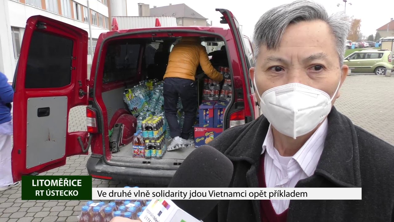 LITOMĚŘICE: Ve druhé vlně solidarity jdou Vietnamci opět příkladem