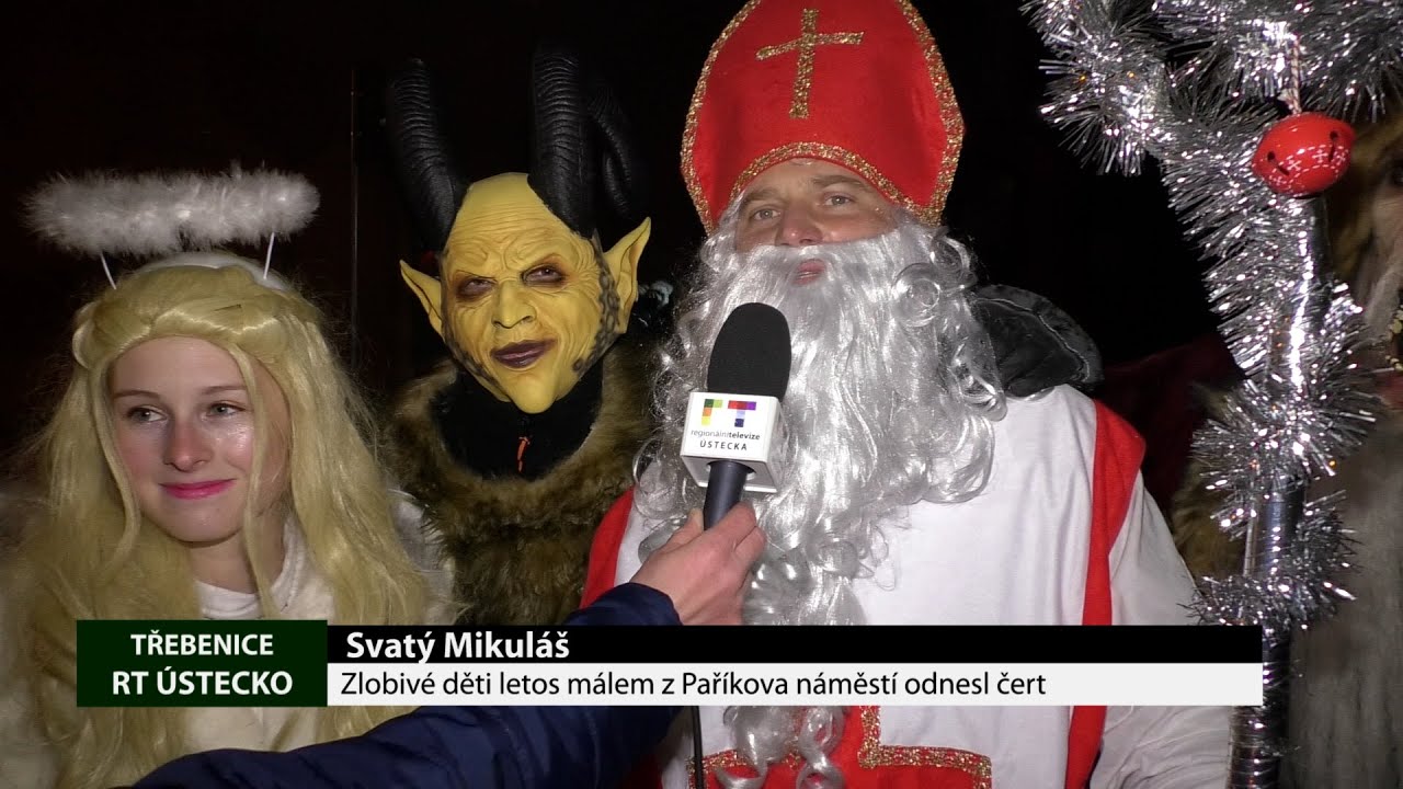 TŘEBENICE: Zlobivé děti letos málem z Paříkova náměstí odnesl čert