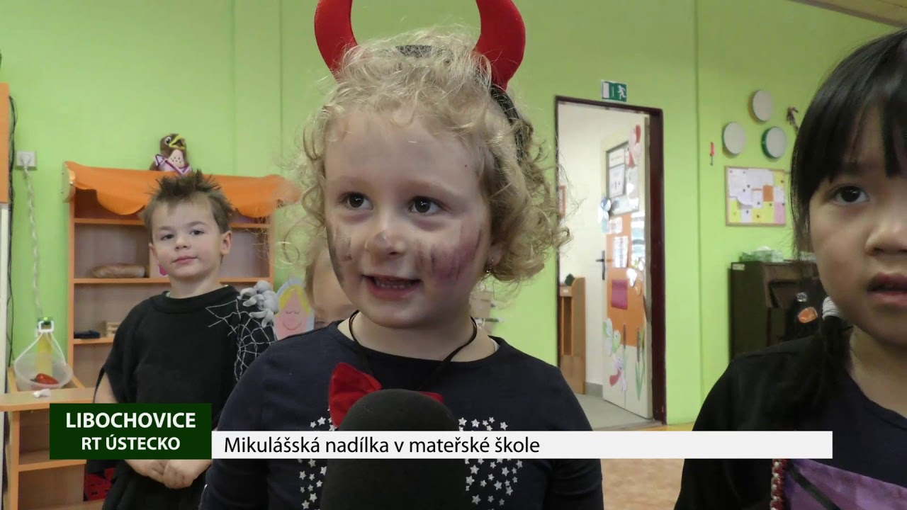 LIBOCHOVICE: Mikulášská nadílka v mateřské škole