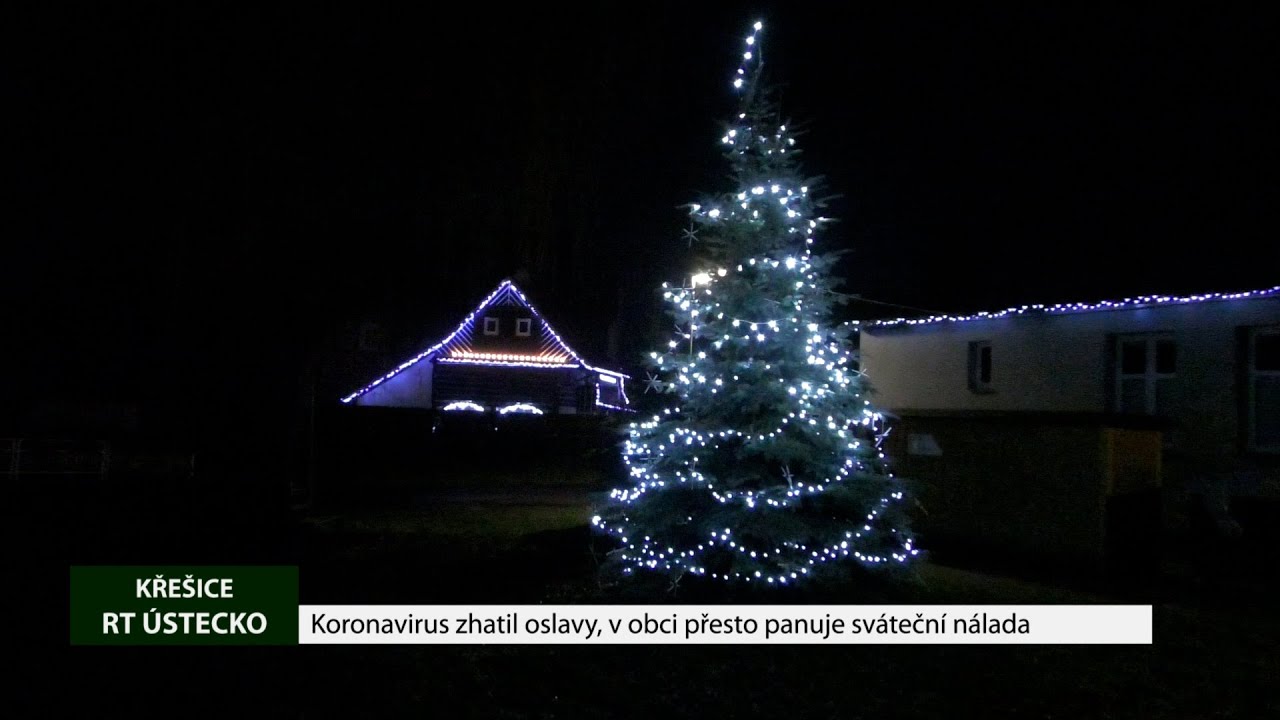 KŘEŠICE: Koronavirus zhatil oslavy, v obci přesto panuje sváteční nálada