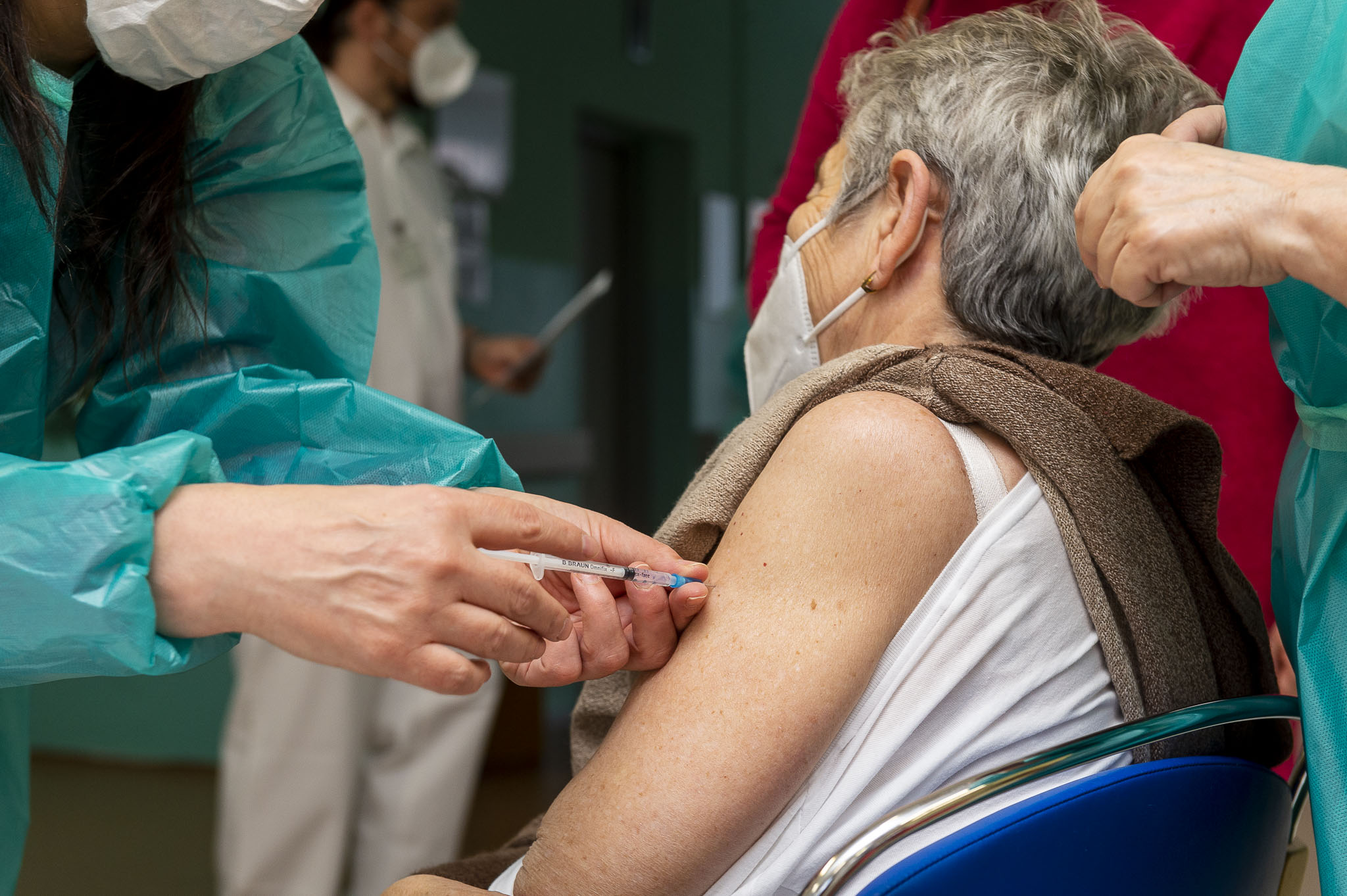 V Ústí začalo očkování seniorů proti koronaviru