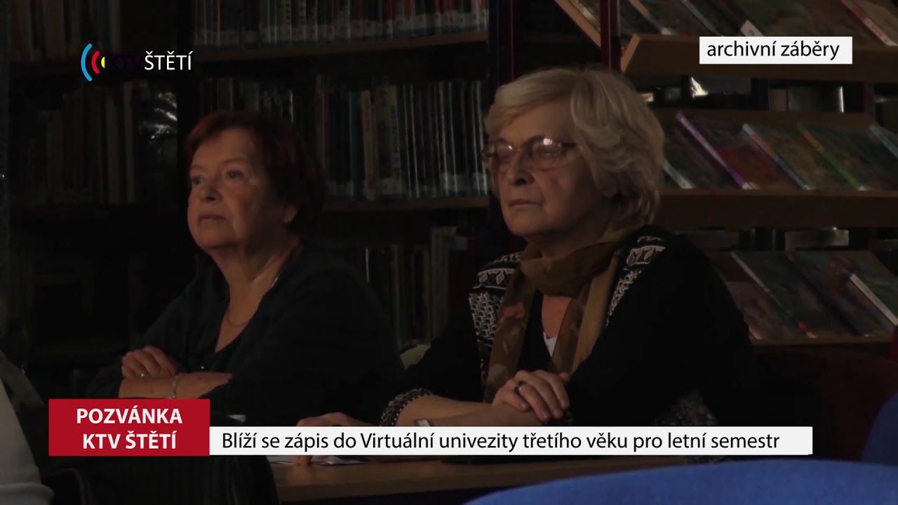 POZVÁNKA: Letní semestr VU3V začíná 1. února 2021 v Městské knihovně Štětí