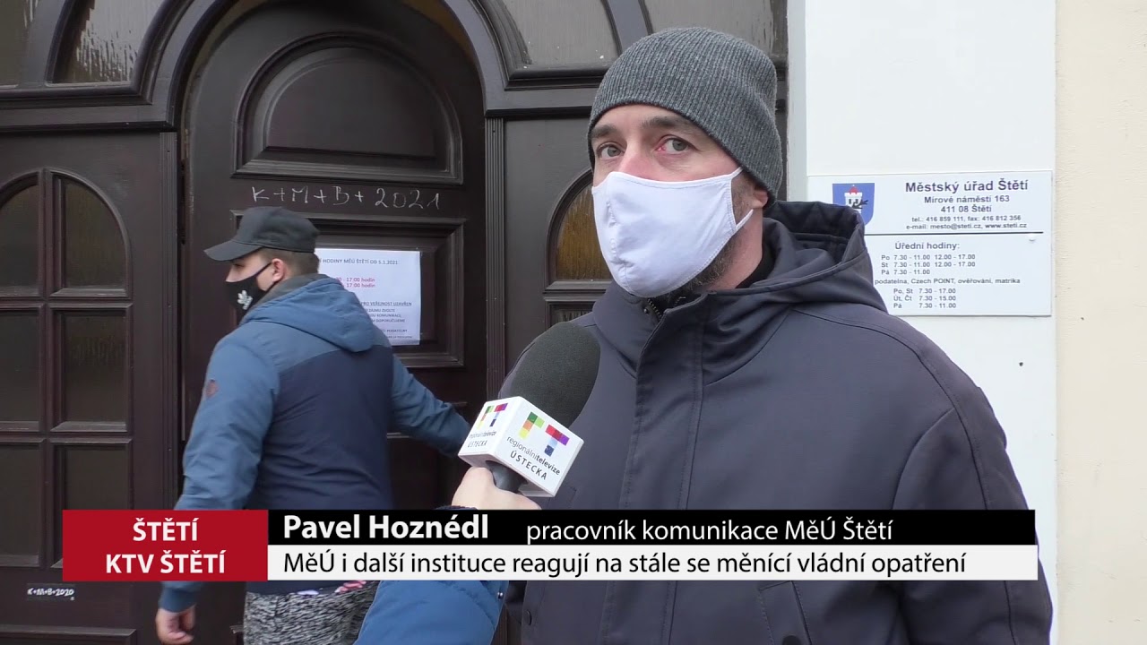 ŠTĚTÍ: MěÚ i další instituce reagují na stále se měnící vládní opatření