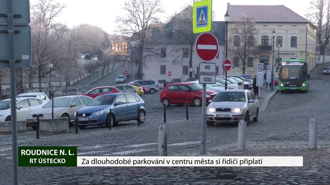 ROUDNICE N. L.: Za dlouhodobé parkování v centru města si řidiči připlatí