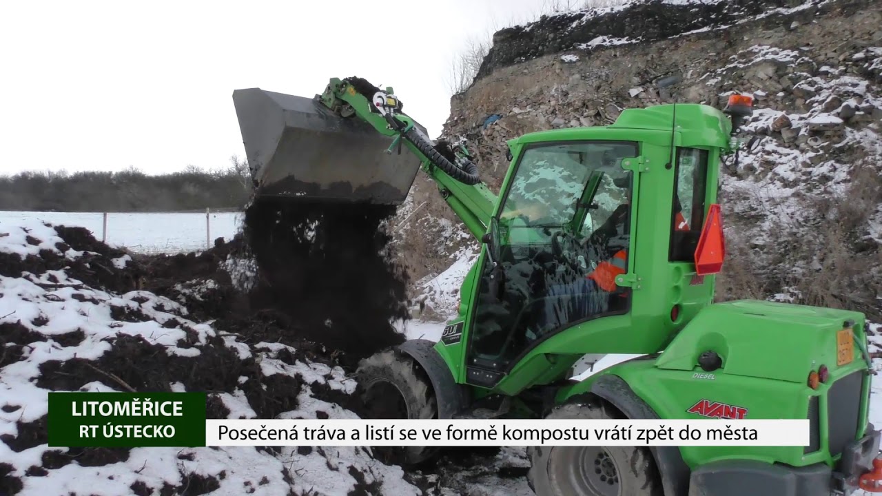 LITOMĚŘICE: Posečená tráva a listí se ve formě kompostu vrátí zpět do města