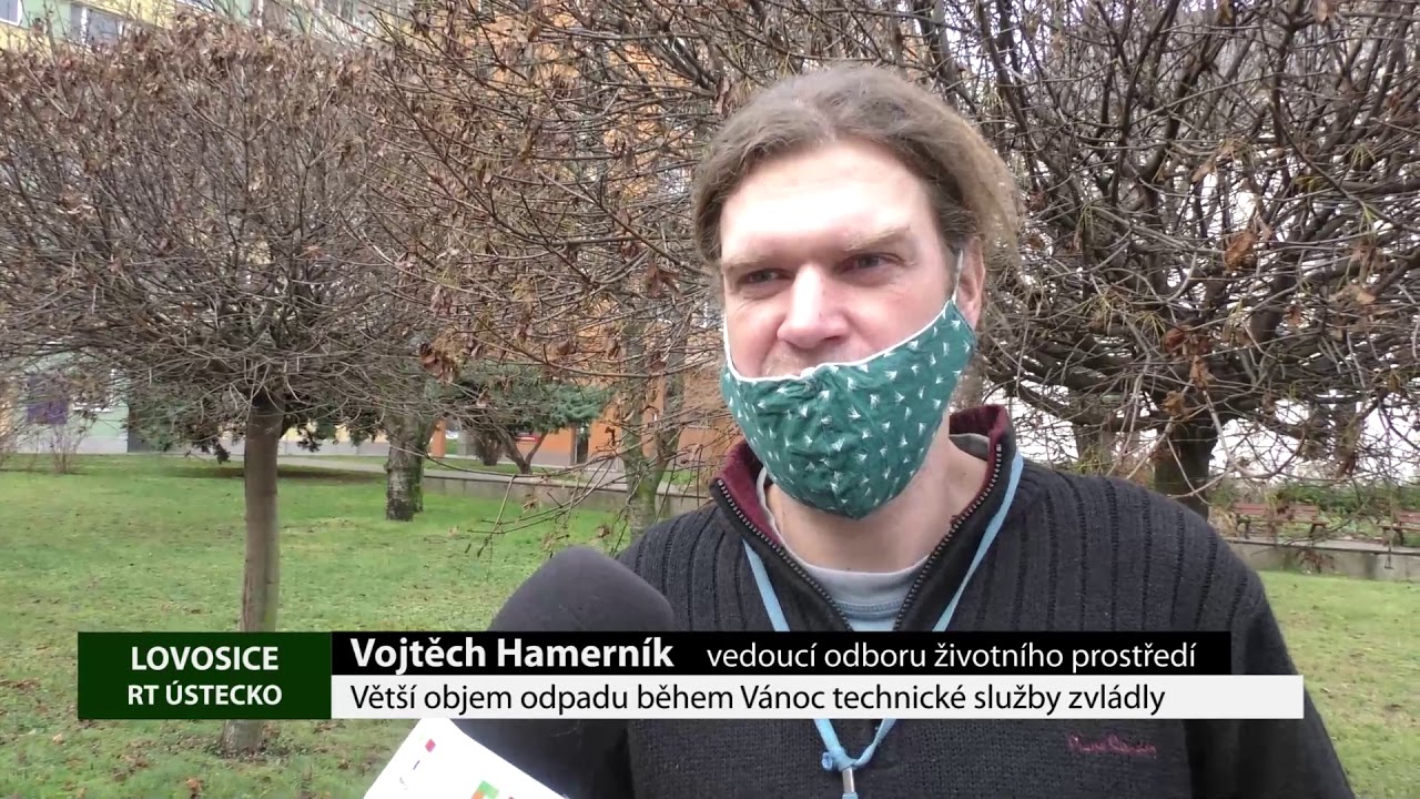 LOVOSICE: Větší objem odpadu během Vánoc technické služby zvládly