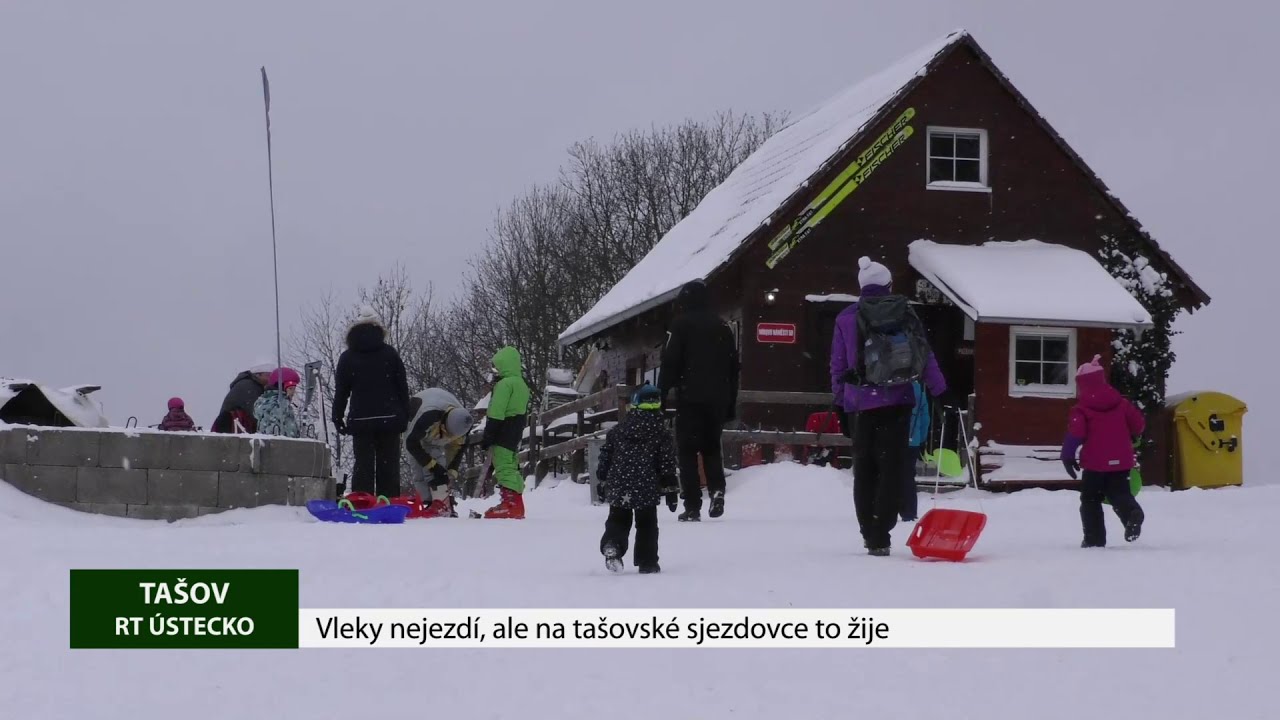 TAŠOV: Vleky nejezdí, ale na tašovské sjezdovce to žije
