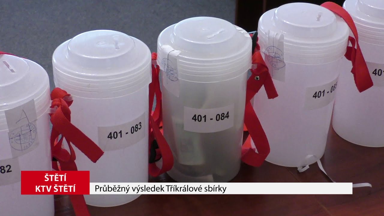 ŠTĚTÍ: Průběžný výsledek Tříkrálové sbírky