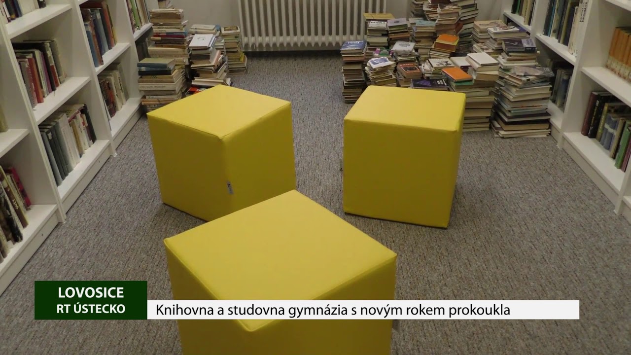LOVOSICE: Knihovna a studovna gymnázia s novým rokem prokoukla