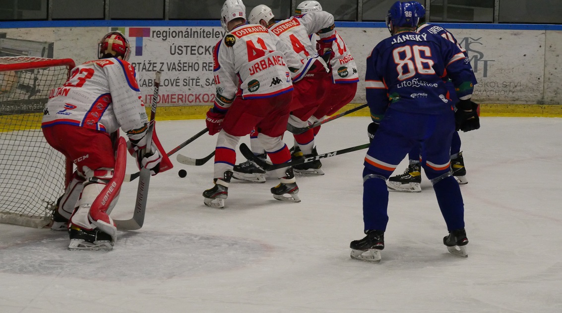 HC Stadion Litoměřice – HC RT Torax Poruba 3:0(0:0, 1:0, 2:0)