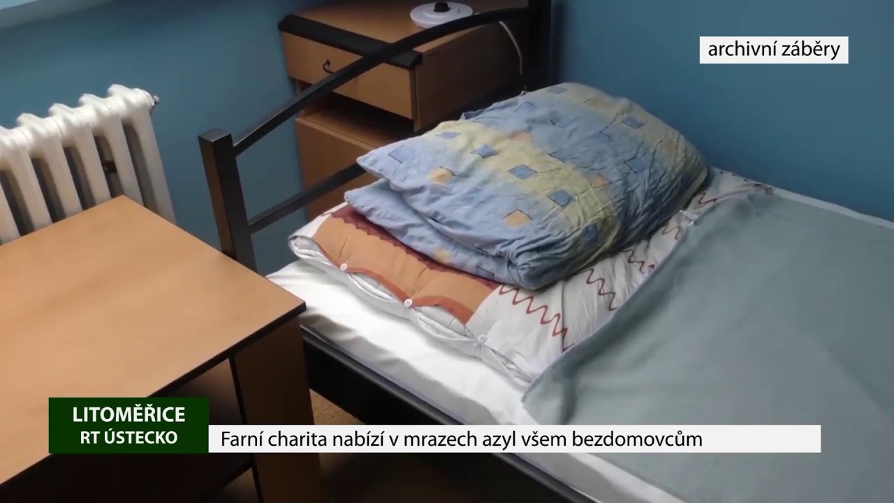 LITOMĚŘICE: Farní charita nabízí v mrazech azyl všem bezdomovcům