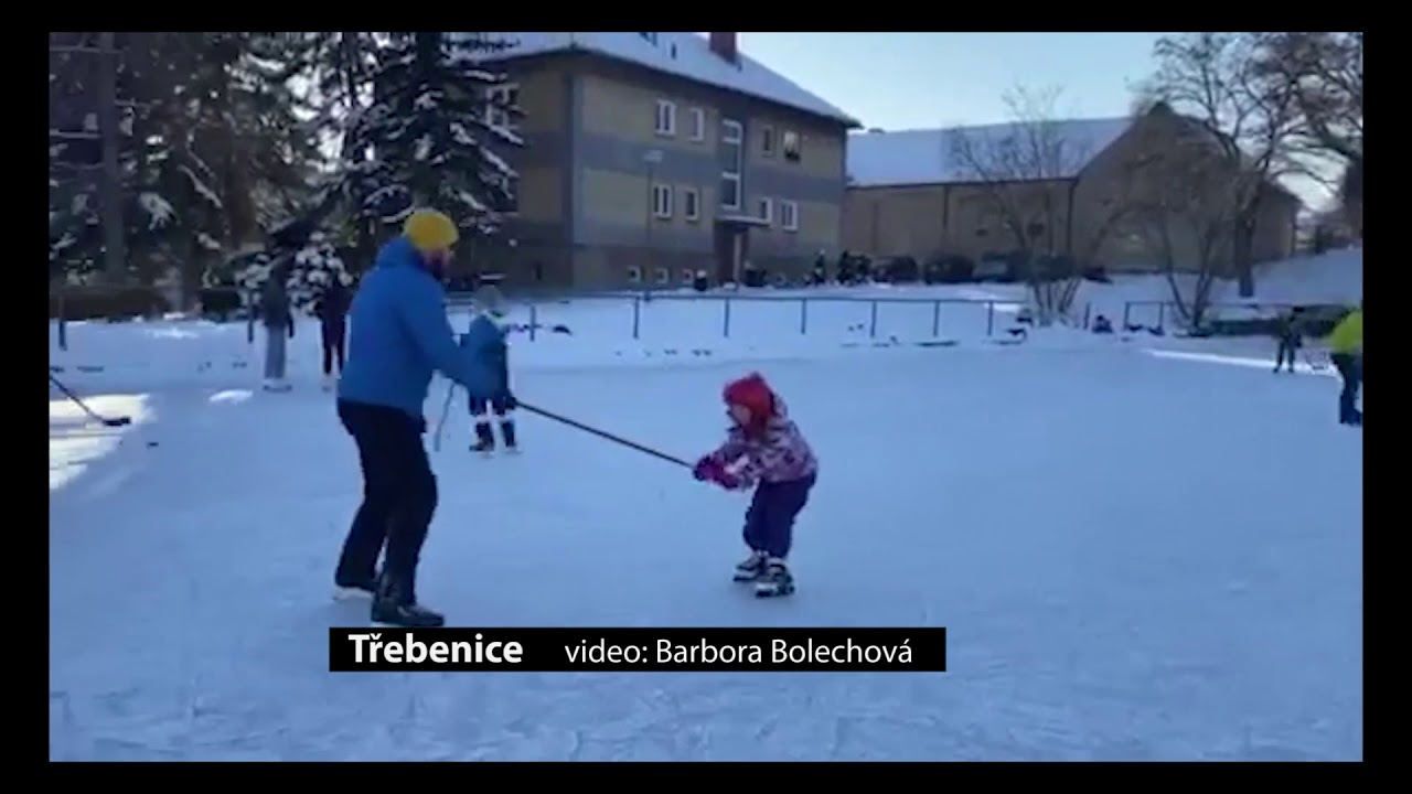 LITOMĚŘICKO: Zamrzlá jezera a rybníky lidé využívají jako kluziště