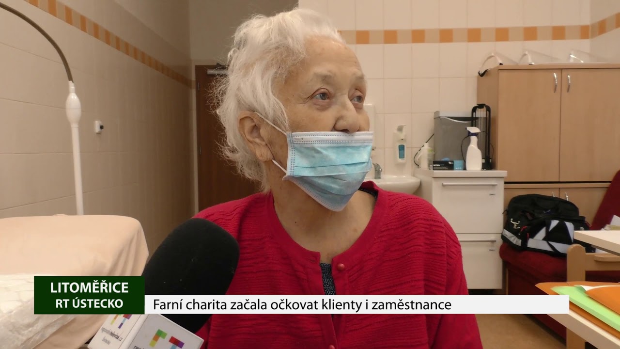 LITOMĚŘICE: Farní charita začala očkovat klienty i zaměstnance