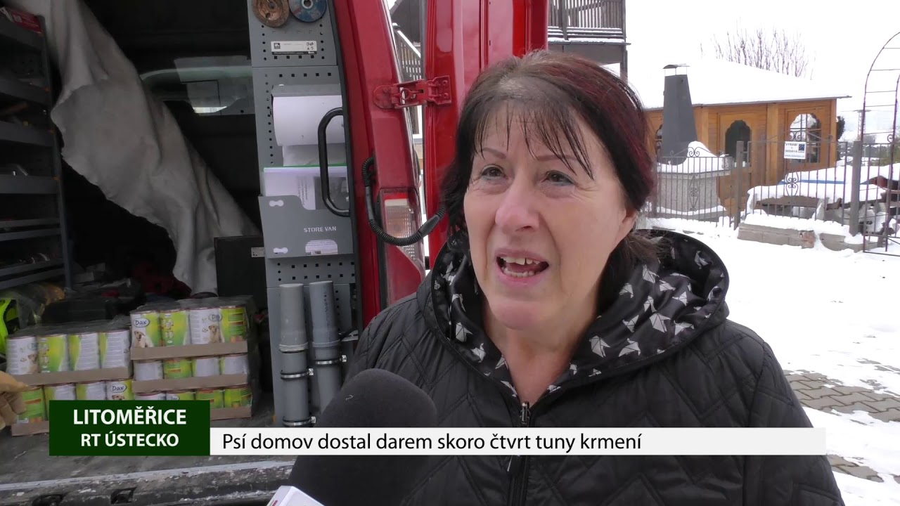 ŘEPNICE: Psí domov dostal darem skoro čtvrt tuny krmení