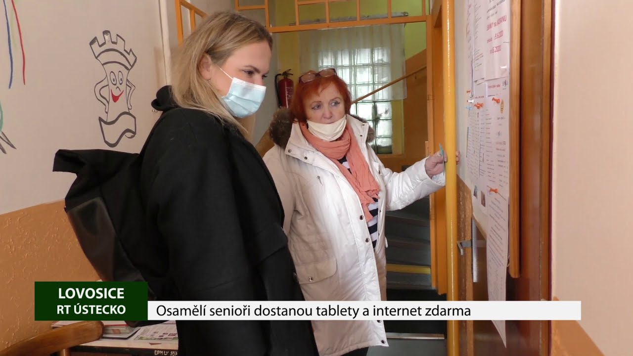 LOVOSICE: Osamělí senioři dostanou tablety a internet zdarma