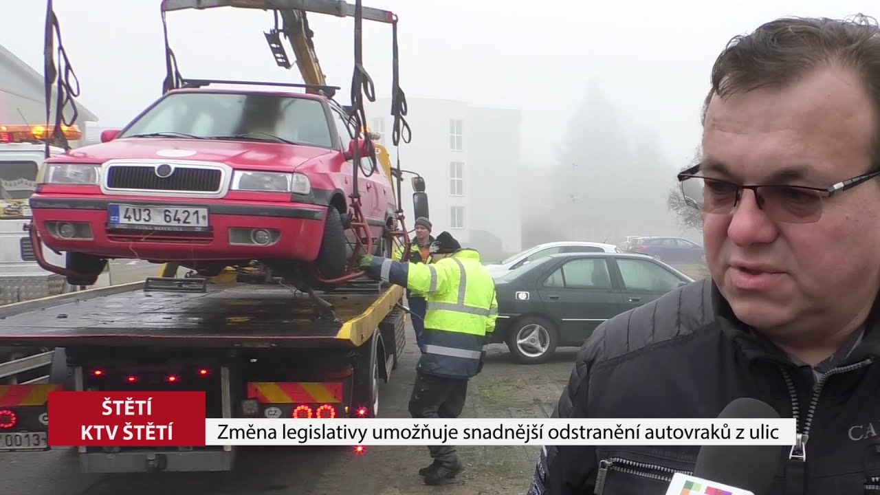 ŠTĚTÍ: Změna legislativy umožňuje snadnější odstranění autovraků z ulic