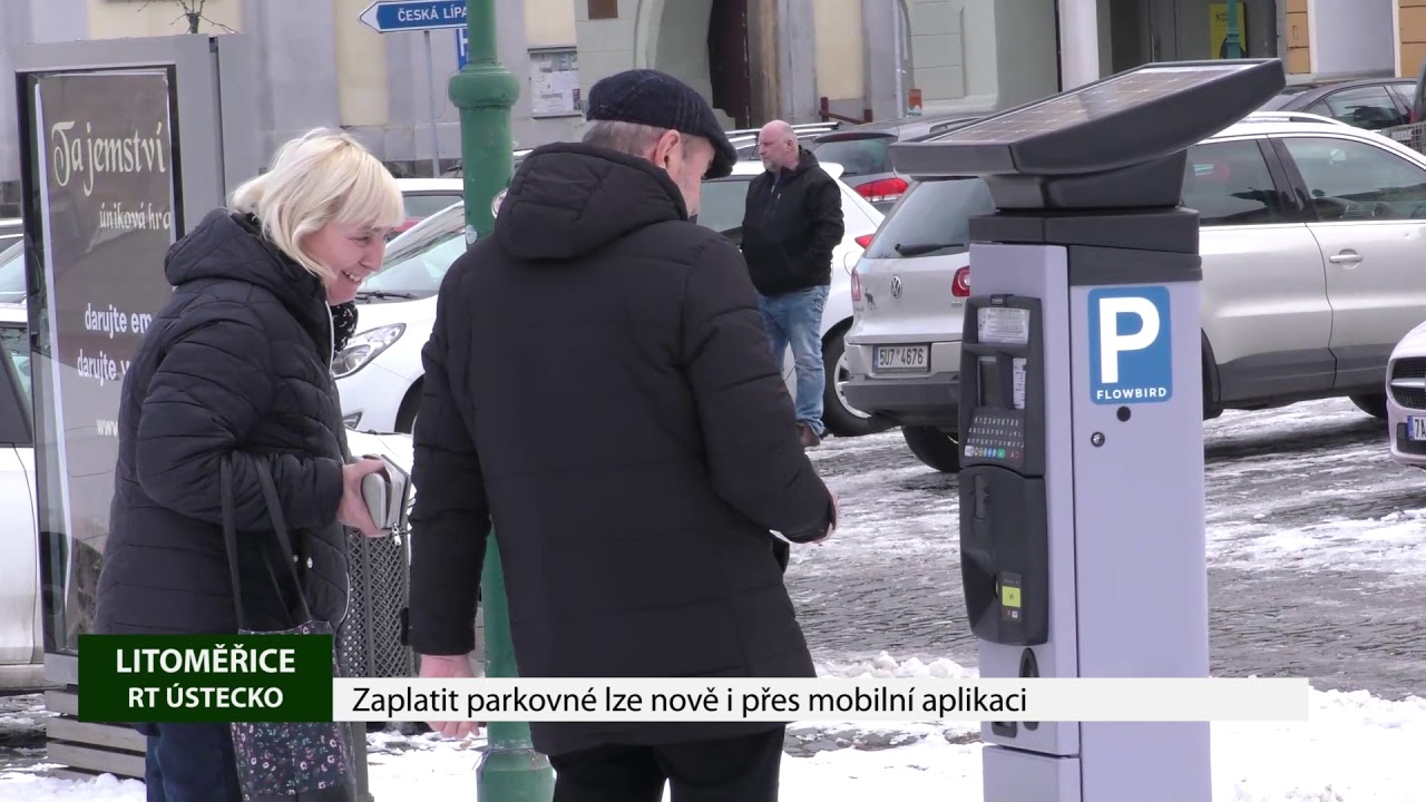 LITOMĚŘICE: Zaplatit parkovné lze nově i přes mobilní aplikaci