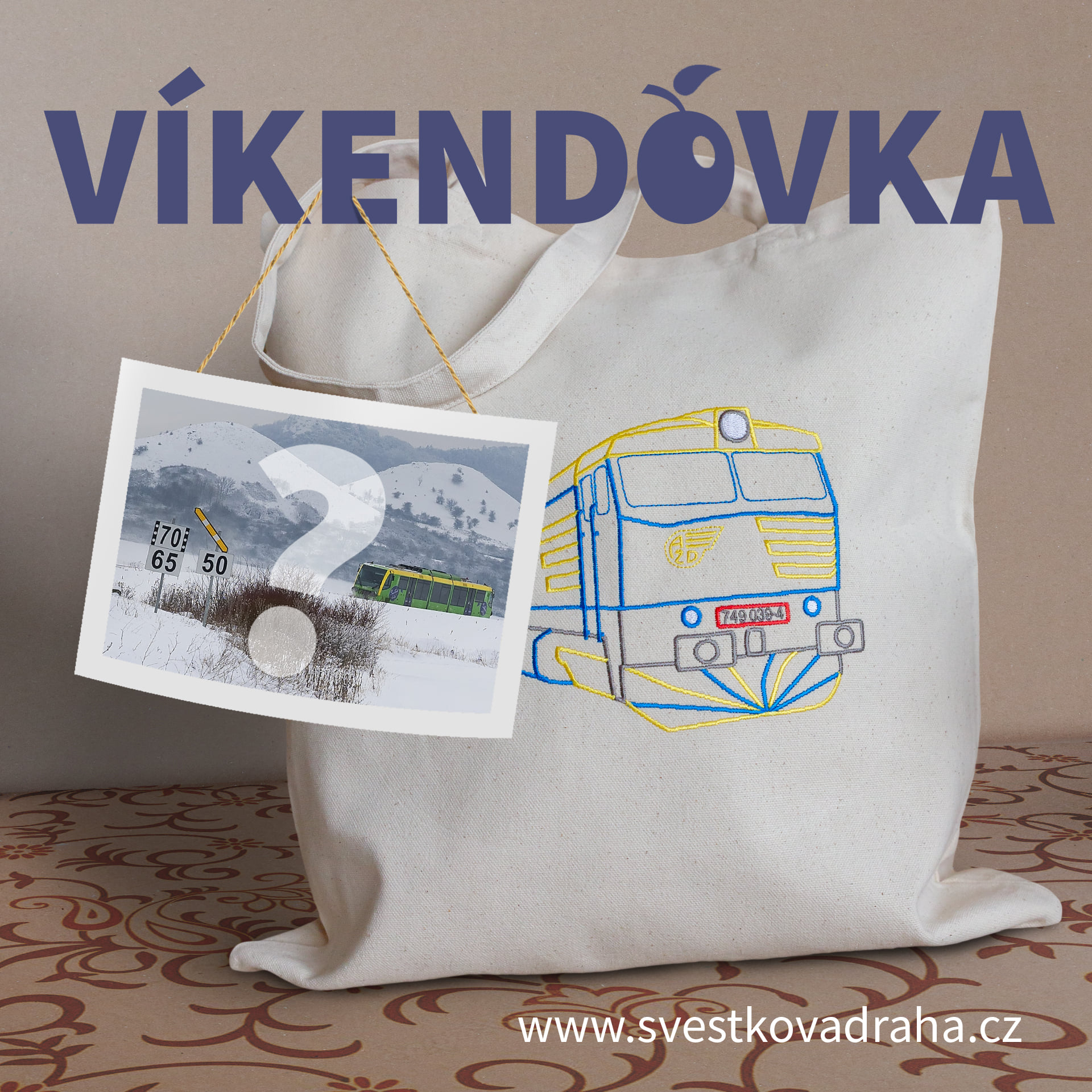 Soutěžte o ekologickou látkovou tašku s vyšitou Bardotkou! Čas máte jen tento víkend!