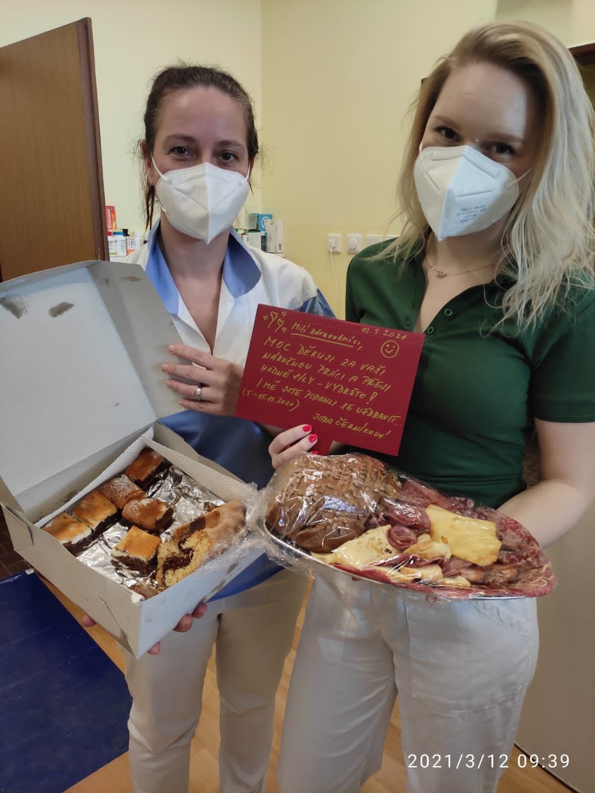 „Děkujeme!“ volají pacienti covidových oddělení litoměřické nemocnice