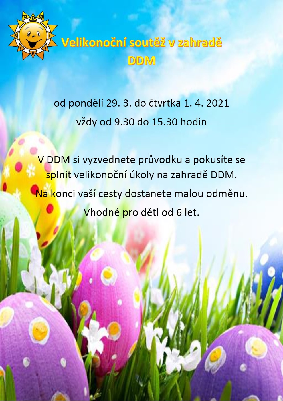 Úkoly s velikonoční tématikou na vás čekají tento týden v zahradě DDM Štětí