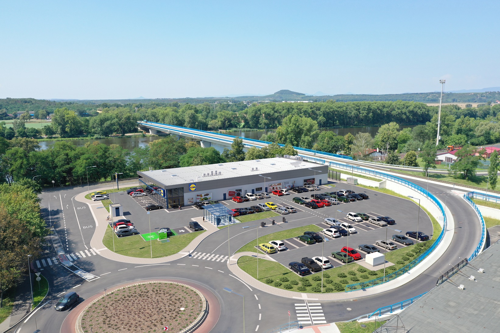 Lidl zahájil stavbu nové prodejny ve Štětí