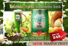 JOTIS Litoměřice nabízí 5l soudek zeleného piva (reklama)