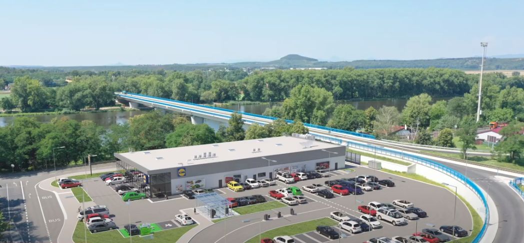 ŠTĚTÍ: S prodejnou LIDL vzniknou i autobusové zastávky a veřejné toalety