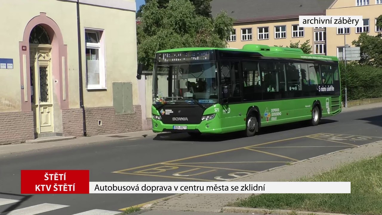 ŠTĚTÍ: Autobusová doprava v centru města se zklidní