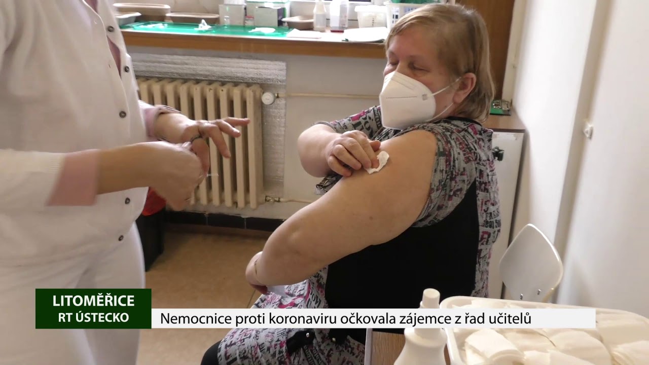 LITOMĚŘICE: Nemocnice proti koronaviru očkovala zájemce z řad učitelů