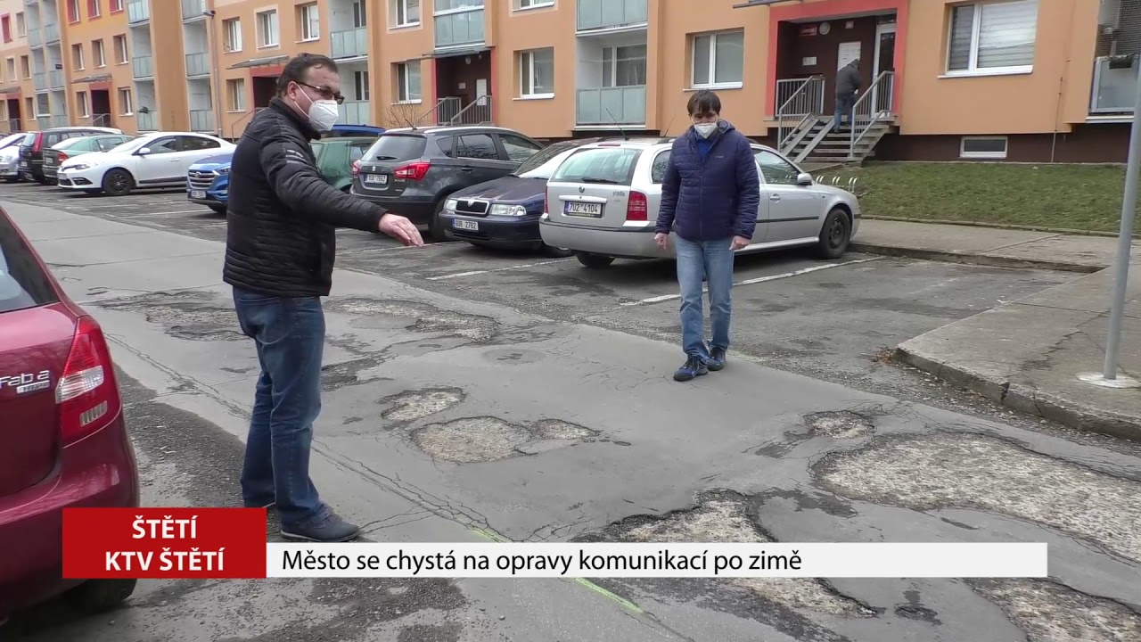 ŠTĚTÍ: Město se chystá na opravy komunikací po zimě
