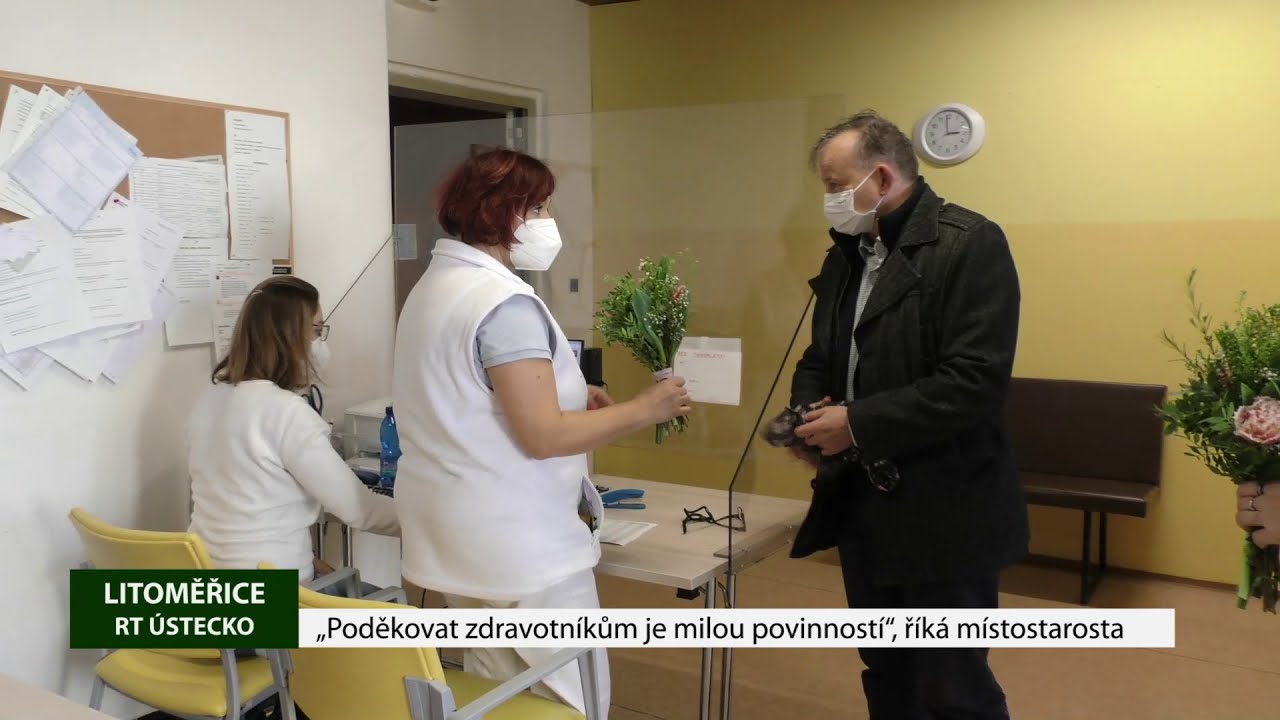 LITOMĚŘICE: „Poděkovat zdravotníkům je milou povinností,“ říká místostarosta