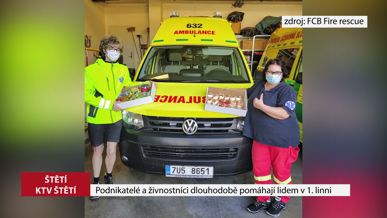 ŠTĚTÍ: Podnikatelé a živnostníci dlouhodobě pomáhají lidem v 1. linni
