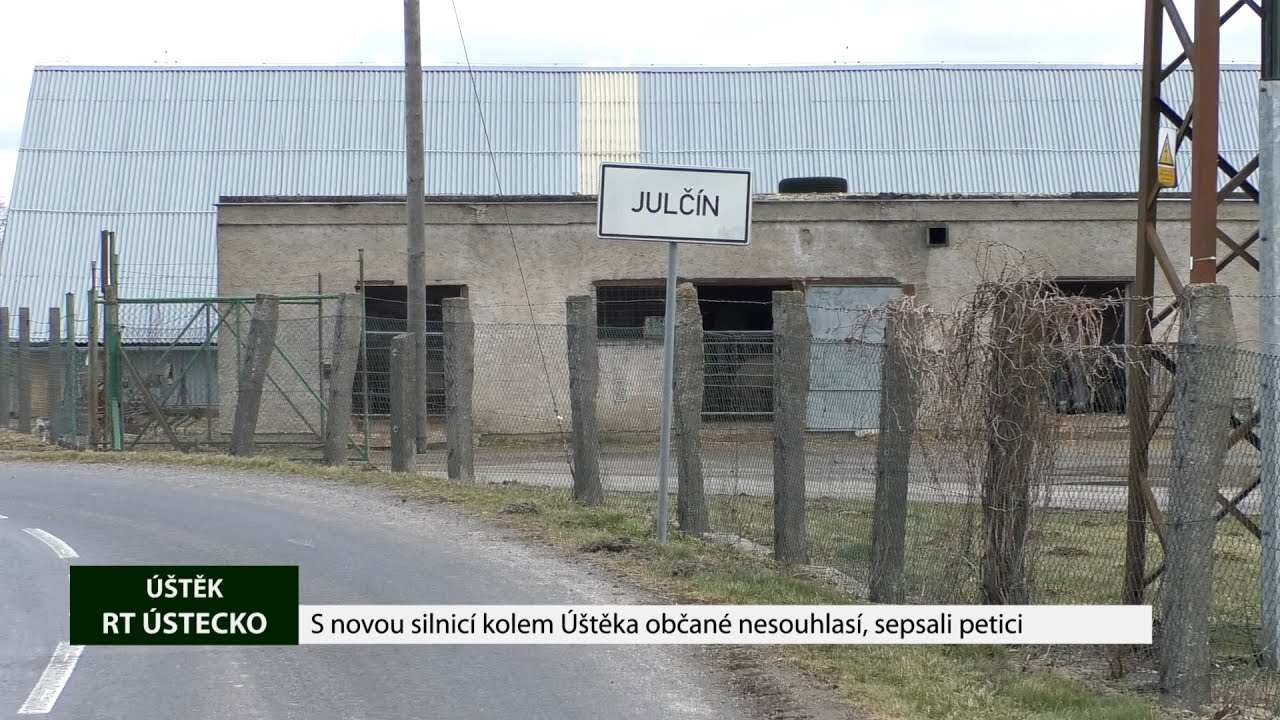 ÚŠTĚK: S novou silnicí kolem Úštěka občané nesouhlasí, sepsali petici