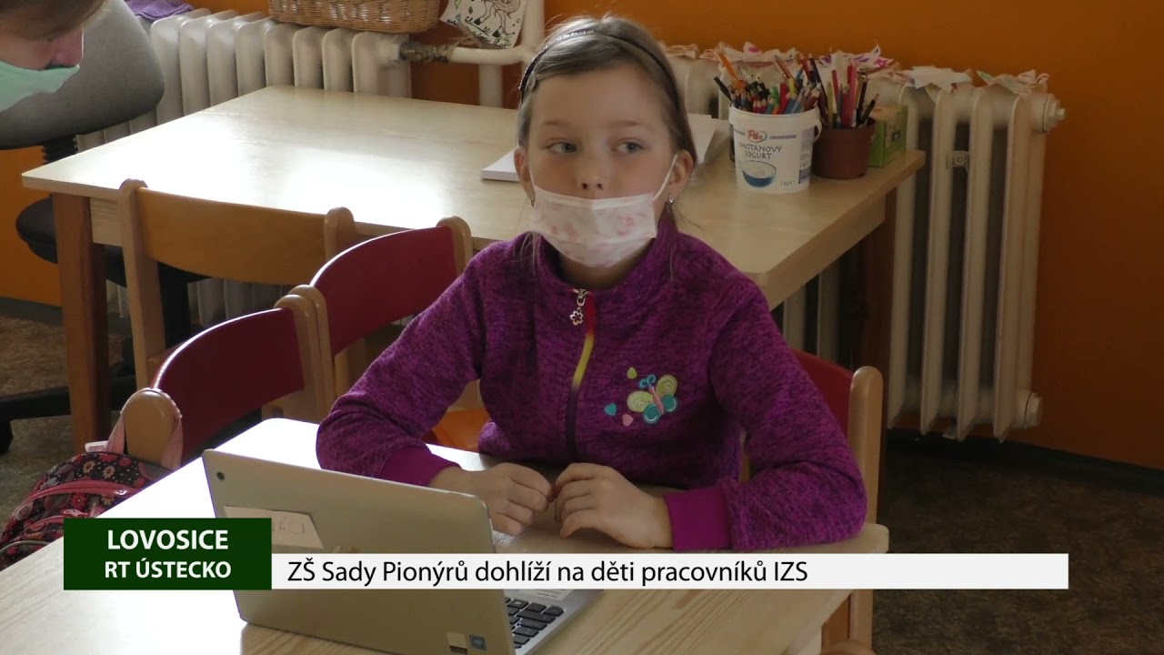LOVOSICE: ZŠ Sady Pionýrů dohlíží na děti pracovníků IZS
