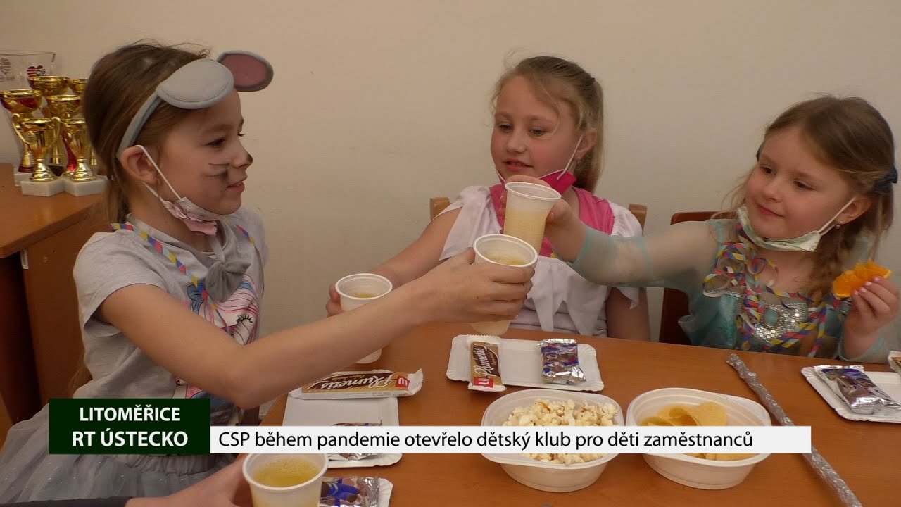 LITOMĚŘICE: CSP během pandemie otevřelo dětský klub pro děti zaměstnanců