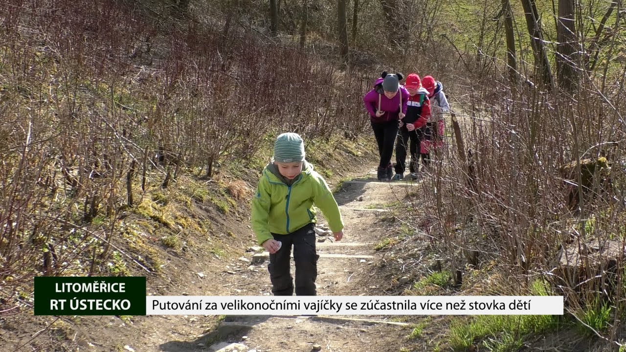 LITOMĚŘICE: Putování za velikonočními vajíčky se zúčastnila více než stovka dětí