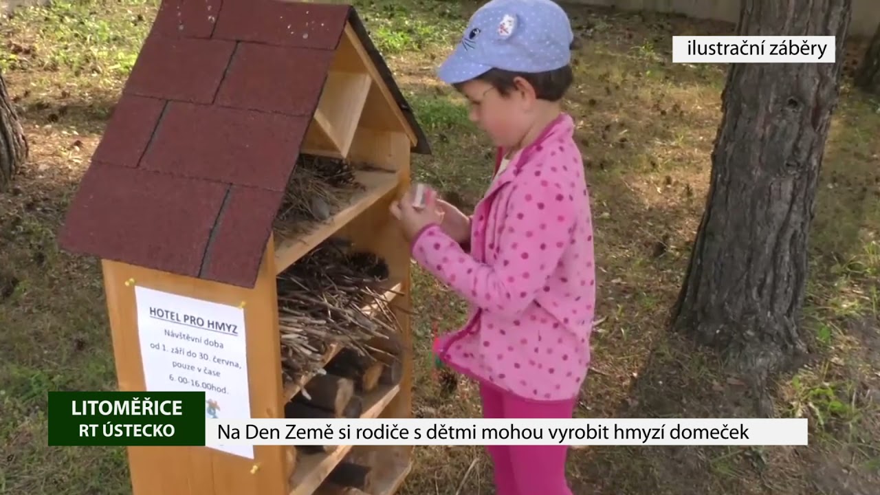 LITOMĚŘICE: Na Den Země si rodiče s dětmi mohou vyrobit hmyzí domeček