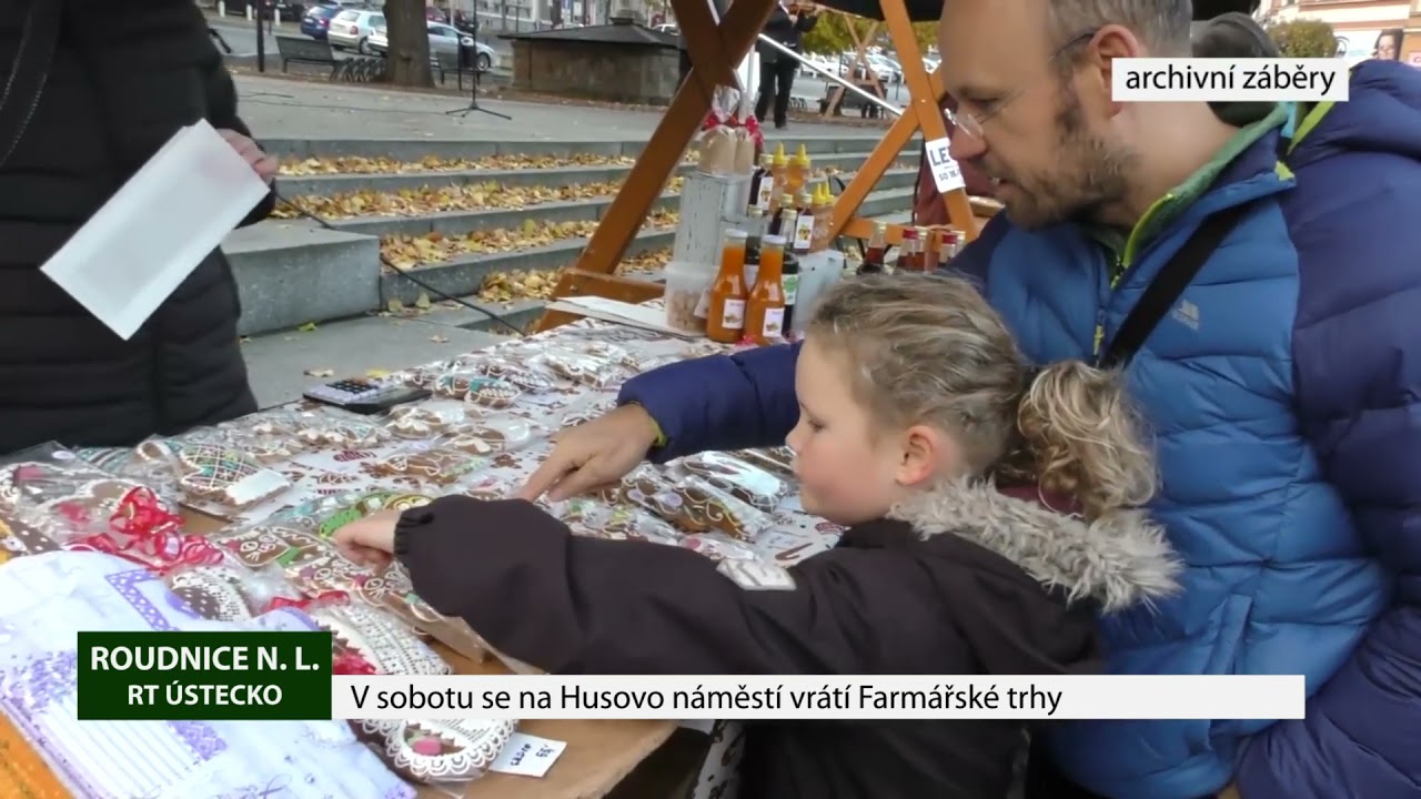 ROUDNICE N. L.: V sobotu se na Husovo náměstí vrátí Farmářské trhy