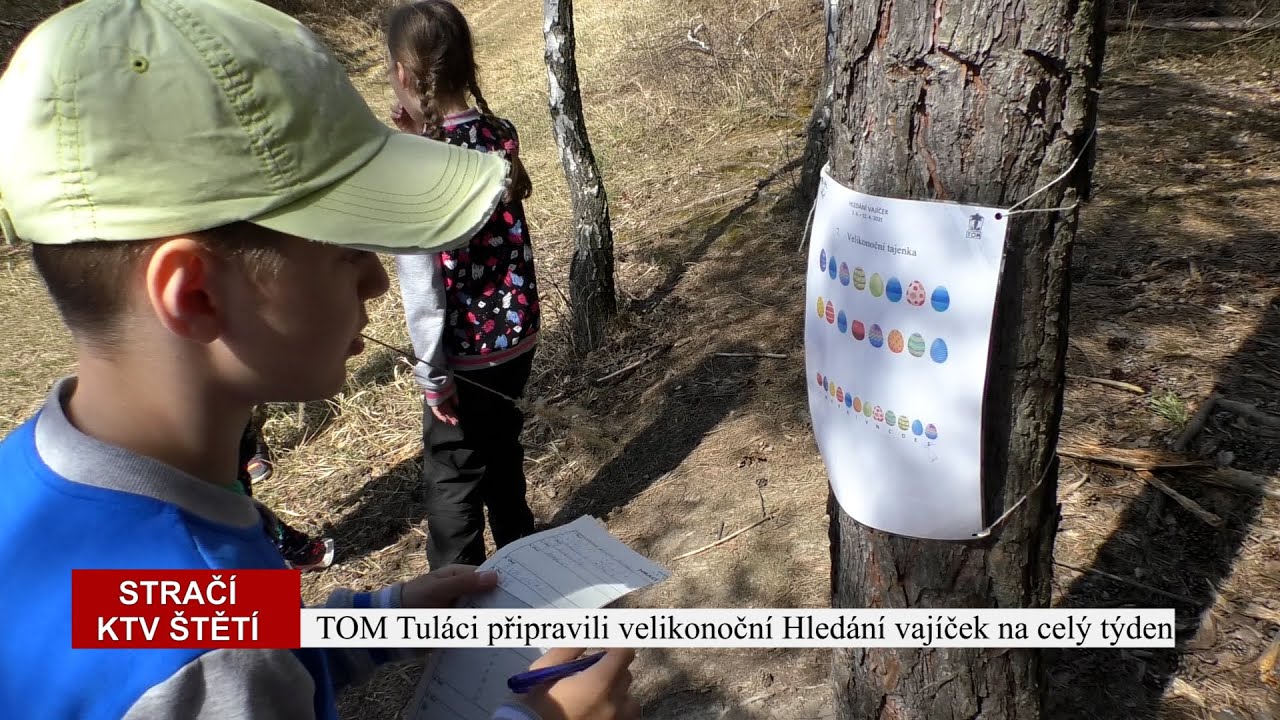 Štětí: TOM Tuláci připravili velikonoční Hledání vajíček na celý týden
