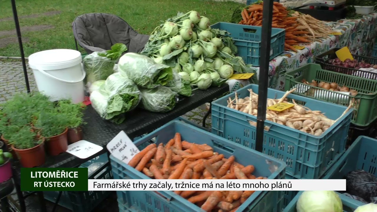 LITOMĚŘICE: Farmářské trhy začaly, tržnice má na léto mnoho plánů