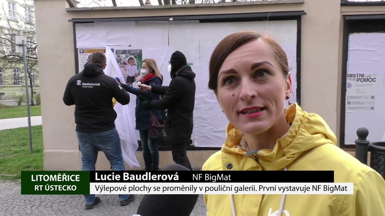 LITOMĚŘICE: Výlepové plochy se proměnily v pouliční galerii. První vystavuje NF BigMat