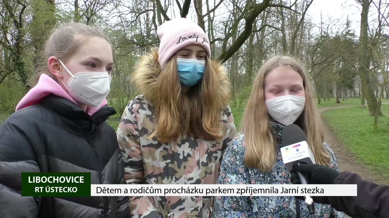 LIBOCHOVICE: Dětem a rodičům procházku parkem zpříjemnila Jarní stezka
