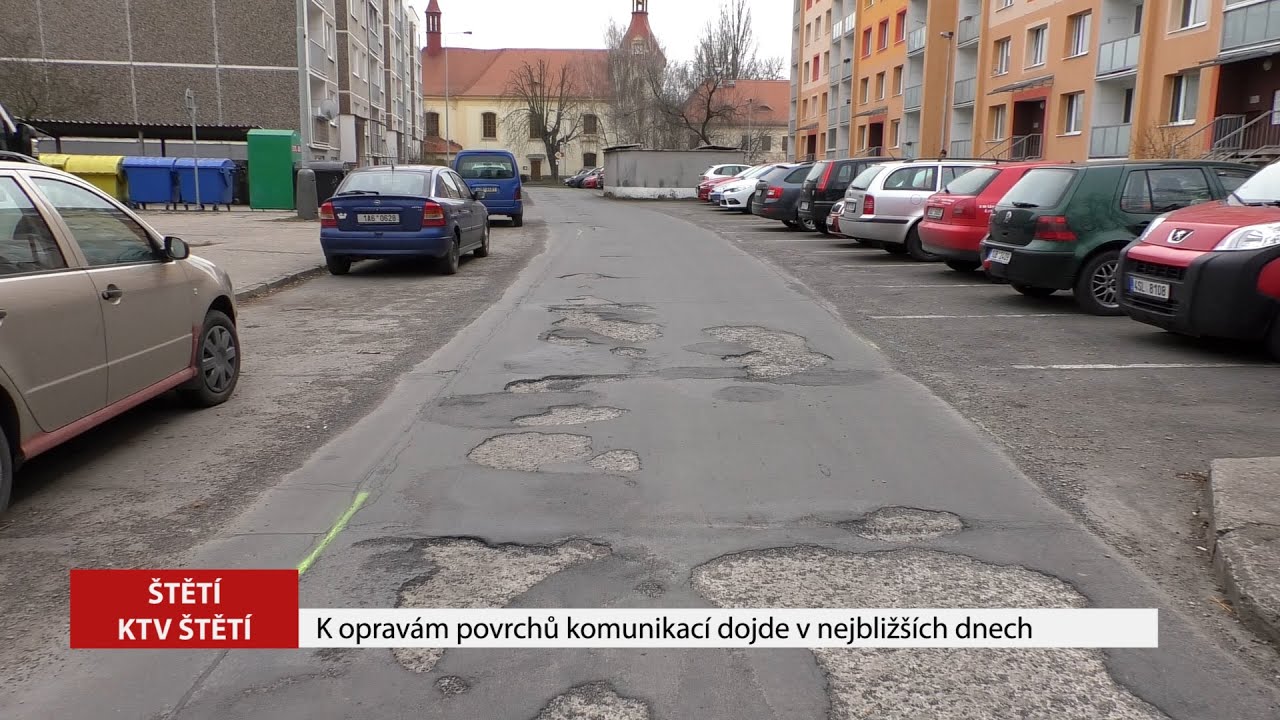ŠTĚTÍ: K opravám povrchů komunikací dojde v nejbližších dnech