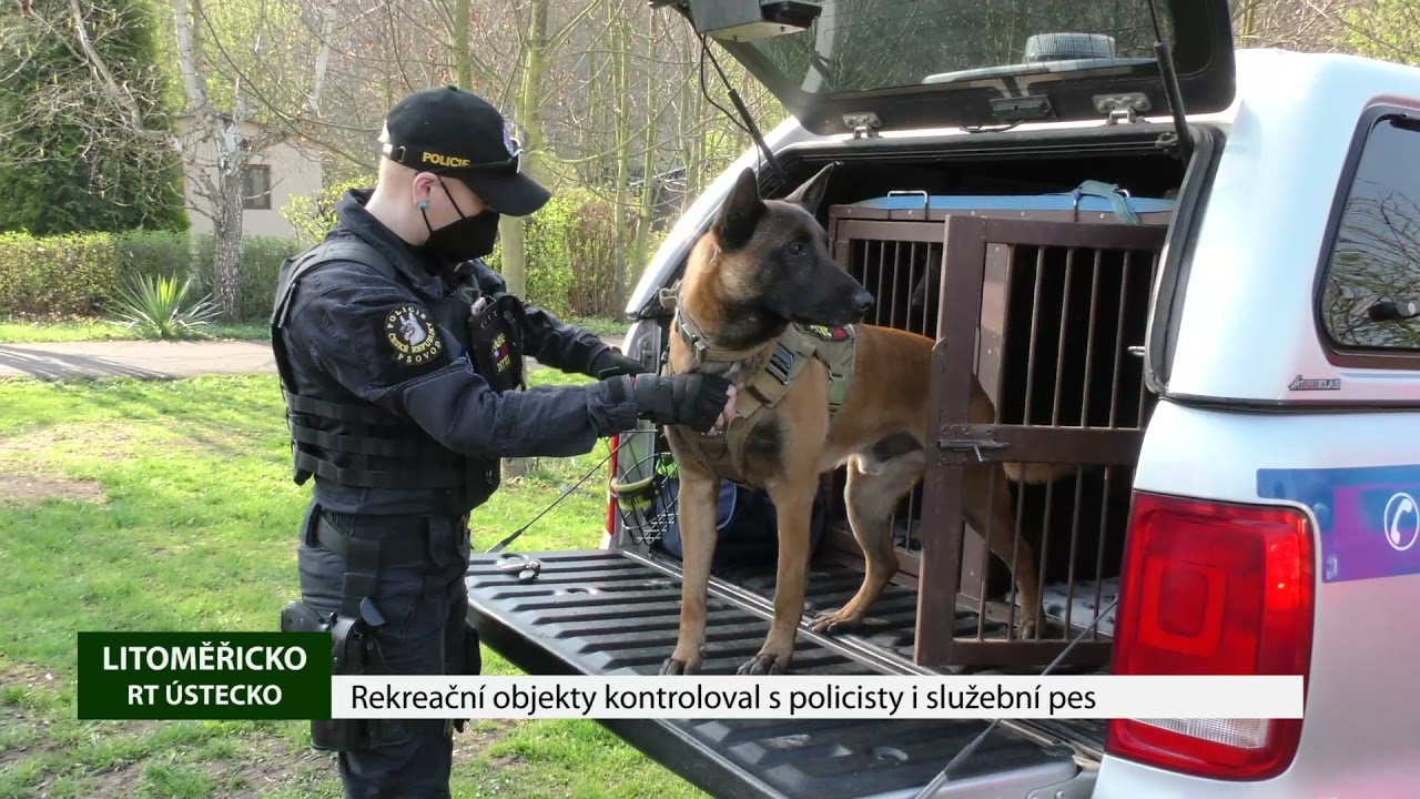 LITOMĚŘICKO: Rekreační objekty kontroloval s policisty i služební pes LITOMĚŘICKO: Rekreační objekty kontroloval s policisty i služební pes
