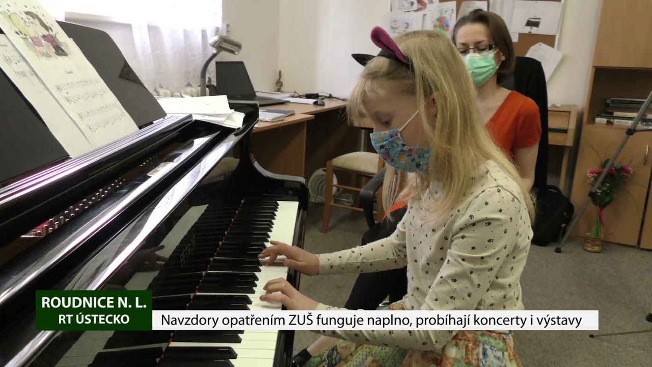 ROUDNICE N. L: Navzdory opatřením ZUŠ funguje naplno, probíhají koncerty i výstavy