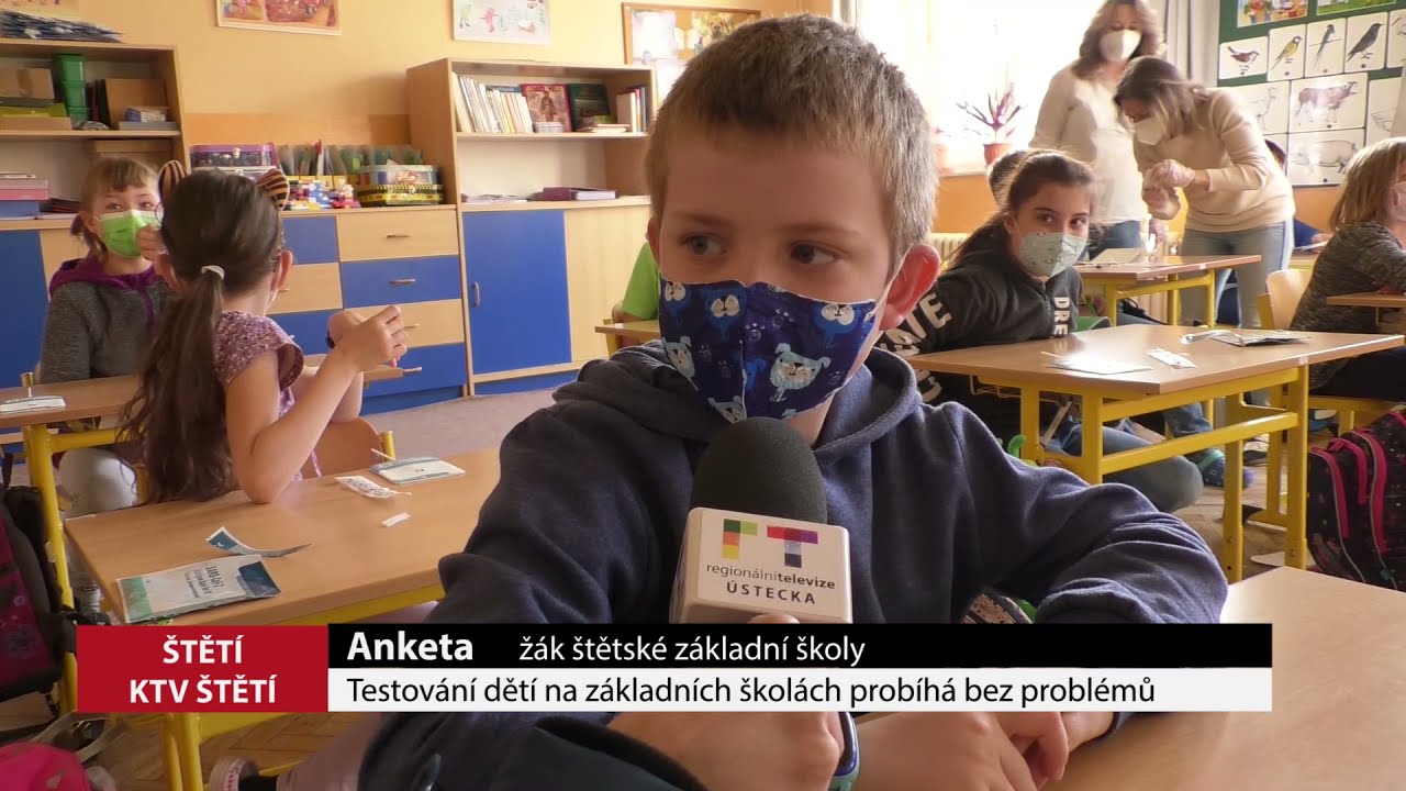 ŠTĚTÍ: Testování dětí na základních školách probíhá bez problémů
