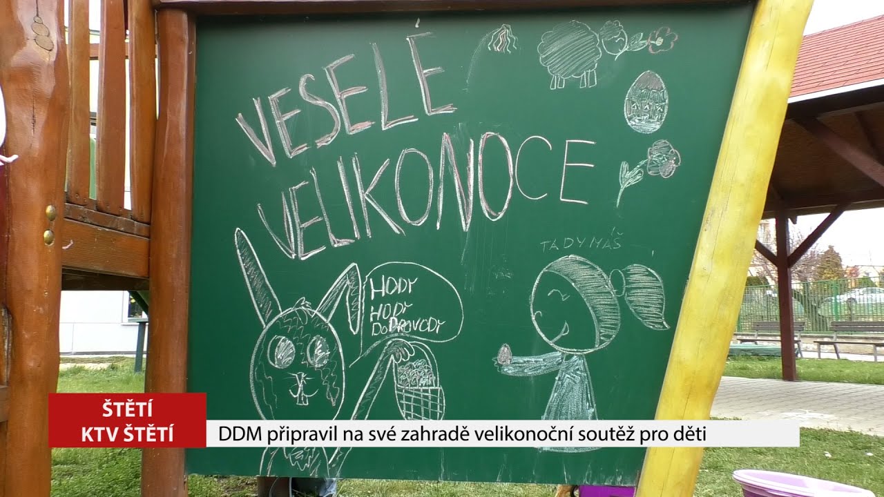 ŠTĚTÍ: DDM připravil na své zahradě velikonoční soutěž pro děti